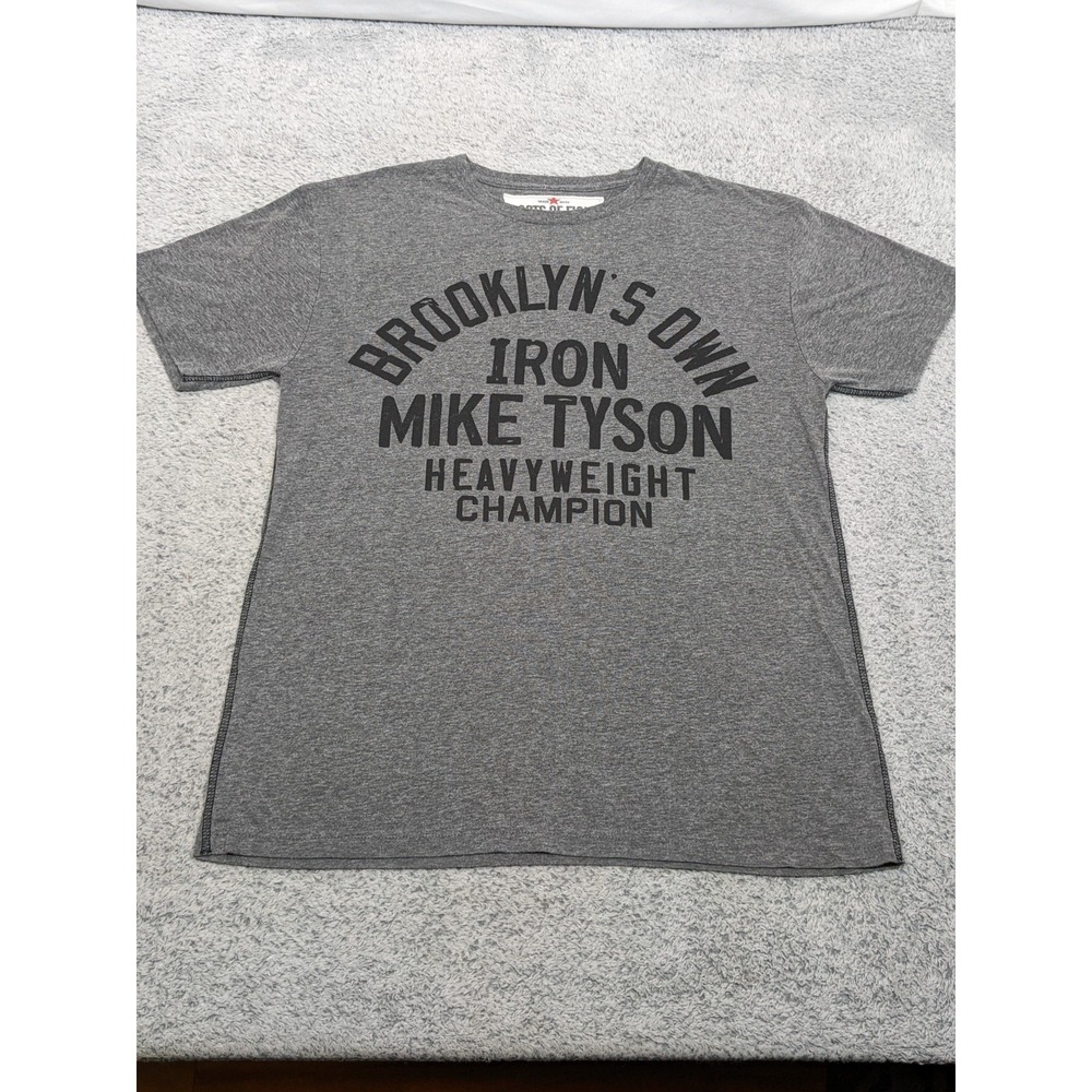 Roots of Fight Bloodlines Brooklyn‎ Iron Mike Tyson T-Shirt Gray Large Excellent